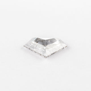 1.64 Carat Salt and Pepper Rose Cut Shield Diamond