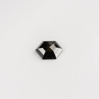 1.65 Carat Black Rose Cut Hexagon Diamond