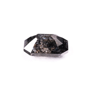 1.67 Carat Black Speckled Rose Cut Emerald Diamond