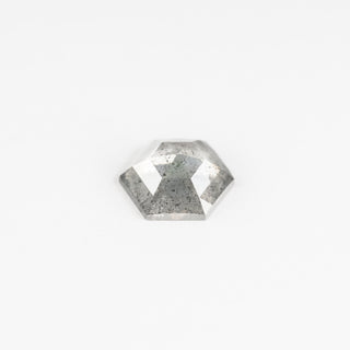 1.68 Carat Salt and Pepper Rose Cut Hexagon Diamond