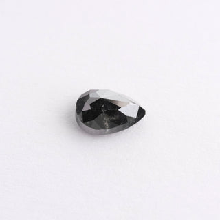 1.68 Carat Black Diamond, Rose Cut Pear