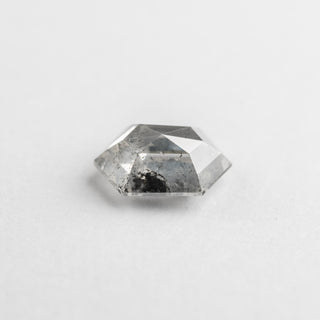 1.63 Carat Salt and Pepper Rose Cut Hexagon Diamond