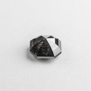 1.76 Carat Black Double Cut Octagon Diamond