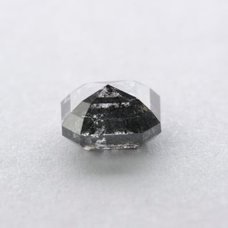 1.81 Carat Salt and Pepper Rose Cut Emerald Diamond