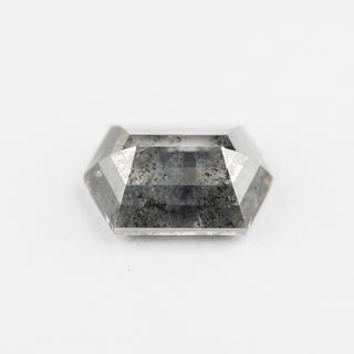 1.98 Carat Salt and Pepper Rose Cut Hexagon Diamond