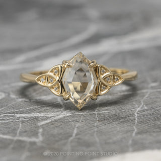 Custom marquise engagement ring