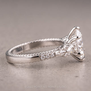 Custom Vintage Moissanite Engagement Ring