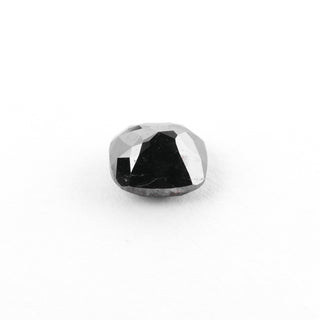 2.90 Carat Opaque Black Diamond, Rose Cut Cushion