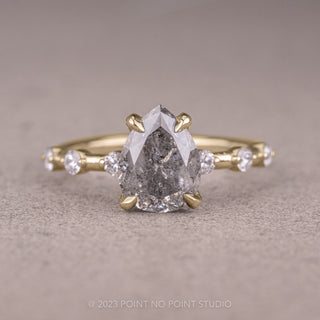 salt and pepper diamond ring