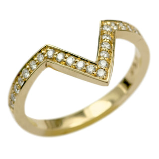 Full display of Bead Set Diamond Victoria, featuring a luxurious 14K Yellow Gold setting