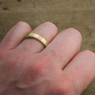 Matte Brushed Wedding Ring