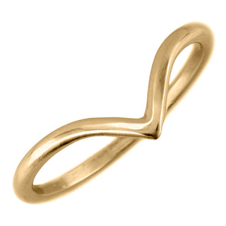 Elegantly crafted Vivian Wedding Band, 14k Yellow Gold, features unique design