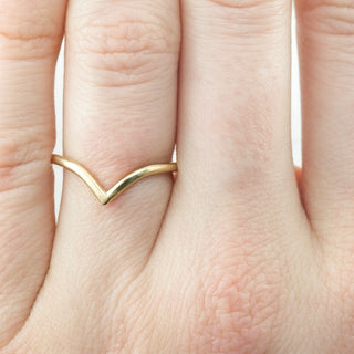 High-quality crafted Vivian Wedding Band in stunning 14K yellow gold