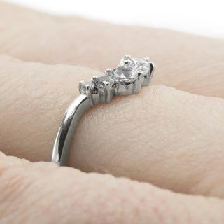 Sapphire Sammy Wedding Ring, Platinum