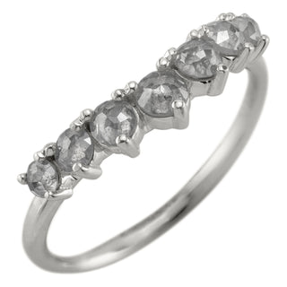 Evelyn Diamond Contour Wedding Ring, Platinum