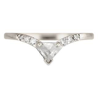 Shield Diamond Vivian Ring, Platinum