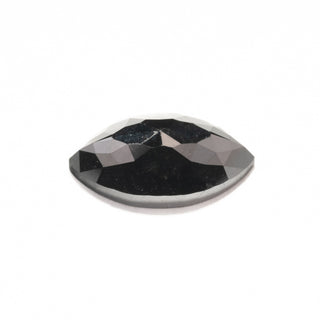 1.72 Carat Opaque Black Diamond, Rose Cut Marquise