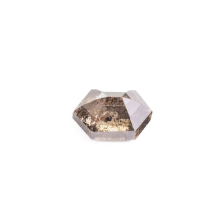 1 Carat Salt and Pepper Rose Cut Hexagon Diamond