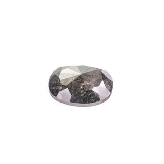1 Carat Salt and Pepper Rose Cut Oval Diamond