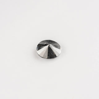 2.16 Carat Salt and Pepper Brilliant Cut Oval Diamond