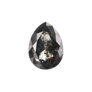 2.19 Carat Black Double Cut Pear Diamond