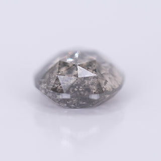 2.75 Carat Salt and Pepper Double Cut Oval Diamond