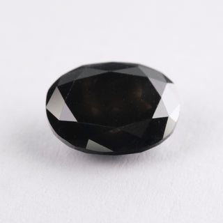 2.85 Carat Black Diamond, Double Cut Oval