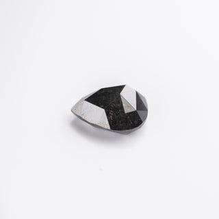 2.85 Carat Black Double Cut Pear Diamond
