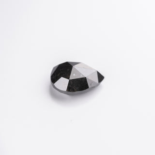 2.85 Carat Black Double Cut Pear Diamond