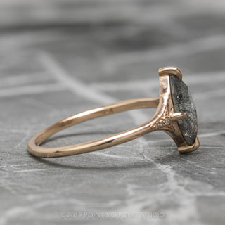 Geometric Marquise Diamond Engagement Ring