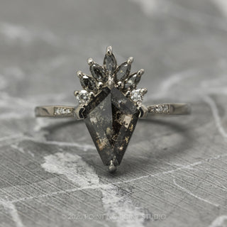 Kite and Marquise Diamond Engagement Ring, Cleo Setting