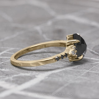 Black Hexagon Diamond Ring