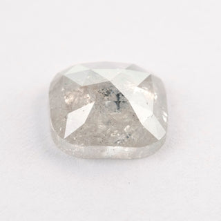 4.57 Carat Icy White Diamond, Rose Cut Cushion
