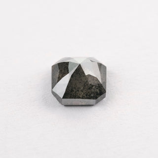1.81 Carat Black Rose Cut Asscher Diamond