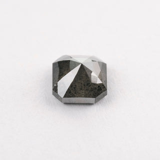 1.81 Carat Black Rose Cut Asscher Diamond