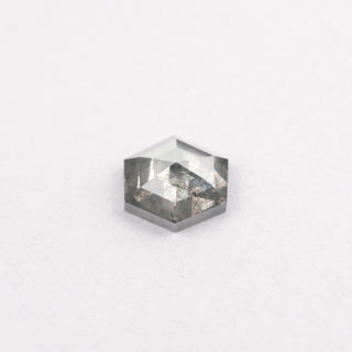 .72 Carat Salt and Pepper Rose Cut Hexagon Diamond