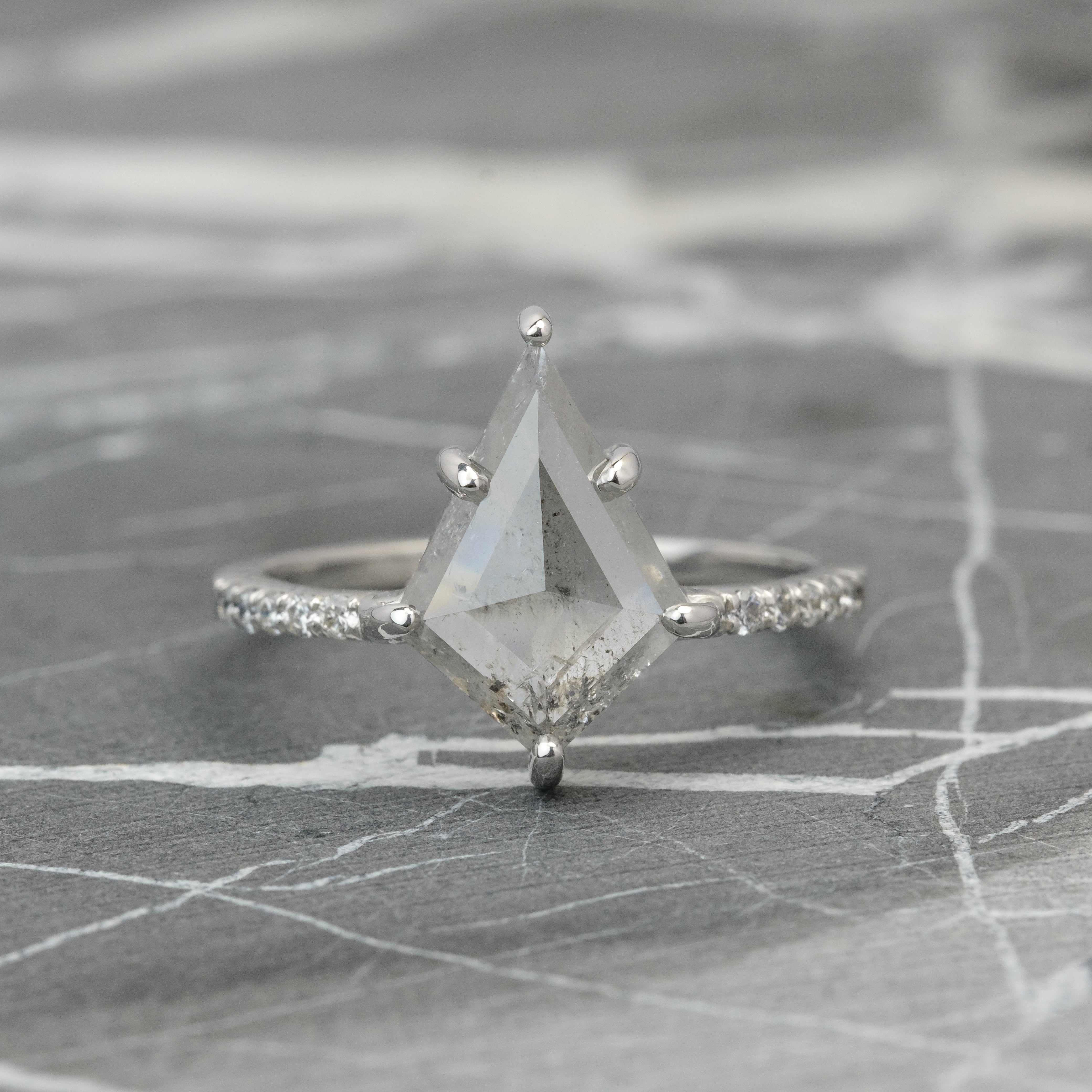 Kite Diamond Engagement Ring – Point No Point Studio