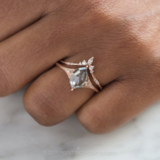 Geometric Marquise Diamond Engagement Ring