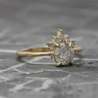Salt & Pepper Diamond Engagement Ring