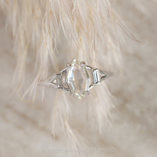 Custom Split Shank Baguette Zoe Engagement Ring