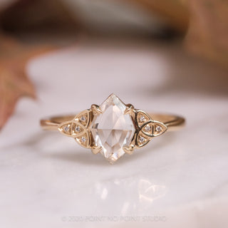 Custom marquise engagement ring