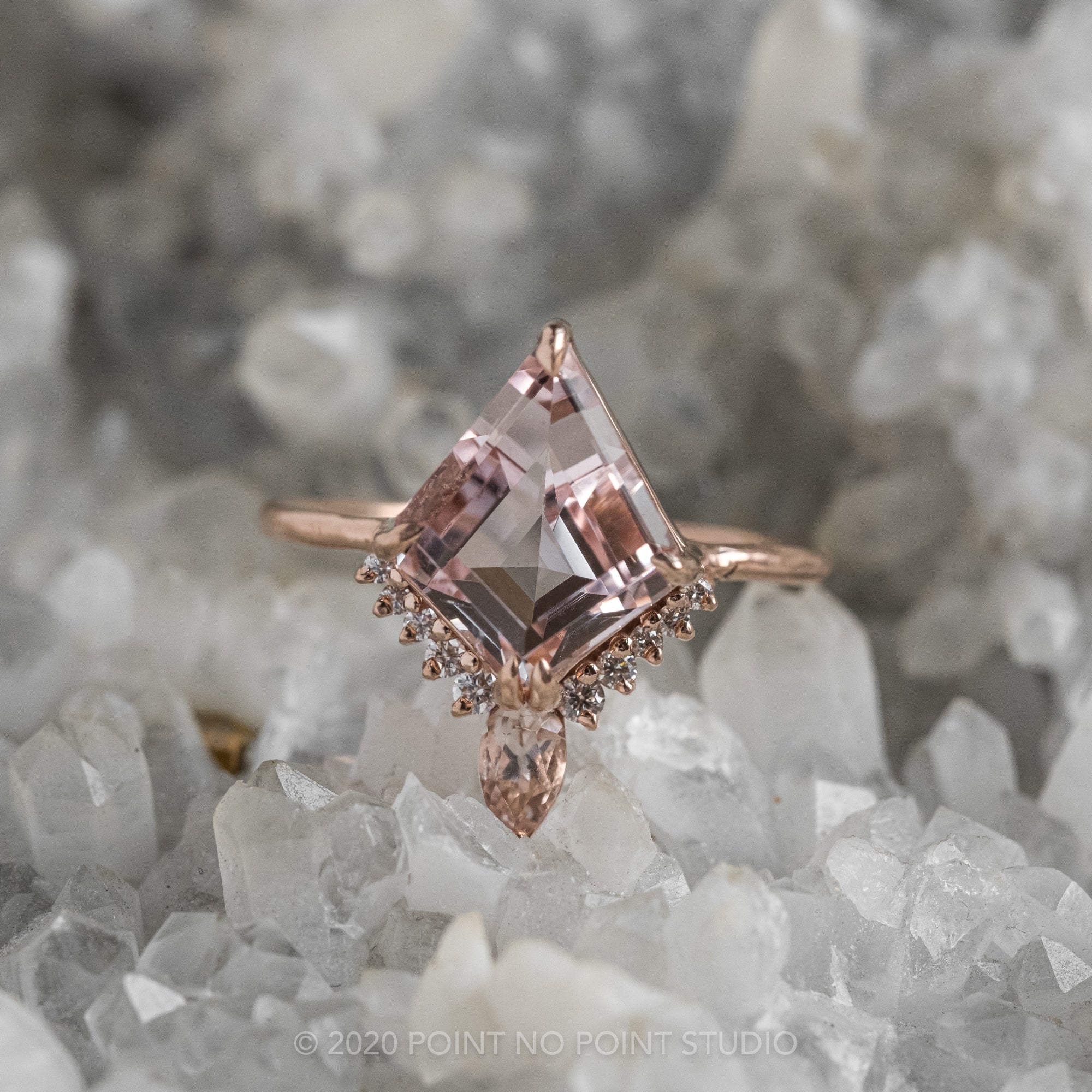 Morganite Rings Codt Morganite Engagement Ring