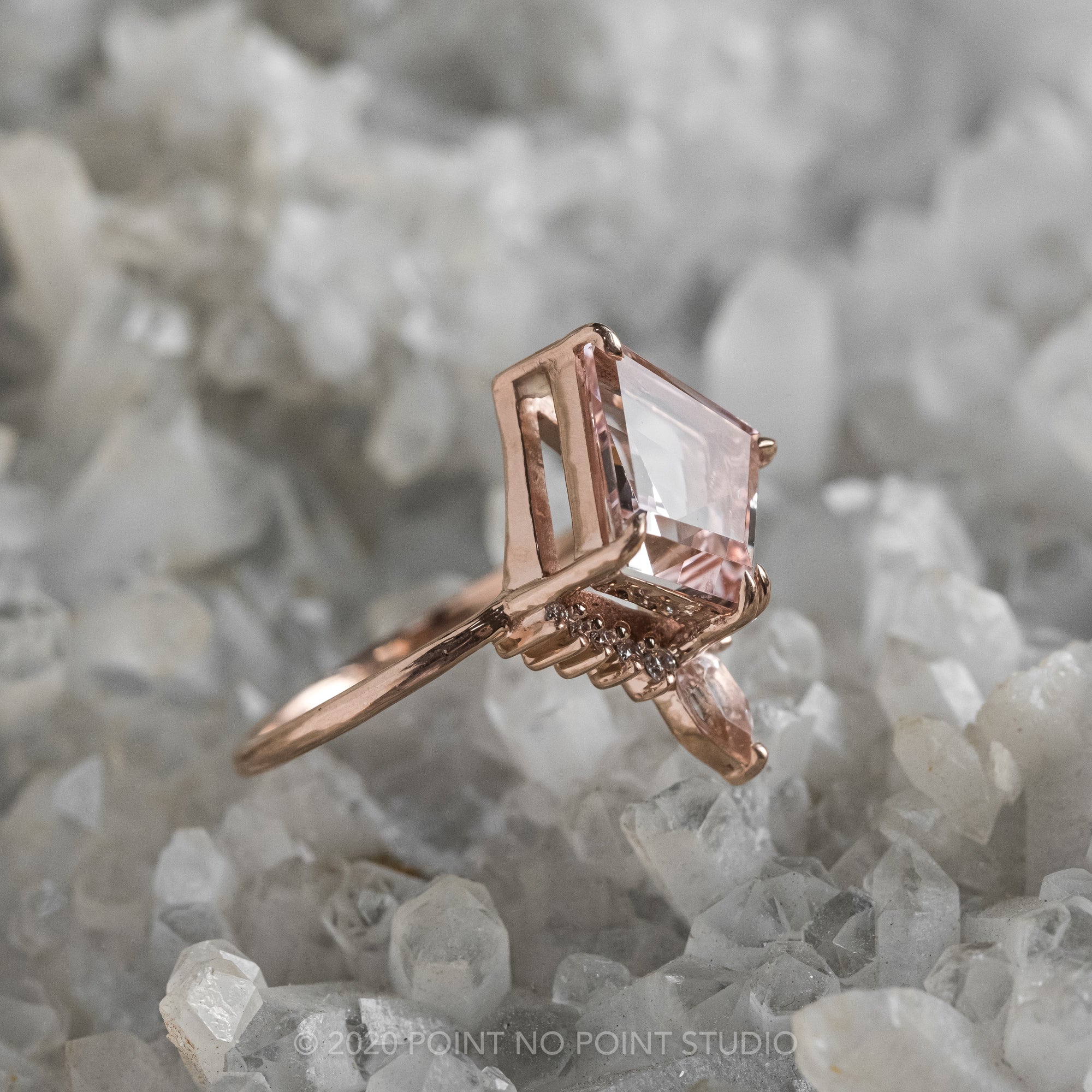 Morganite Rings Codt Morganite Engagement Ring