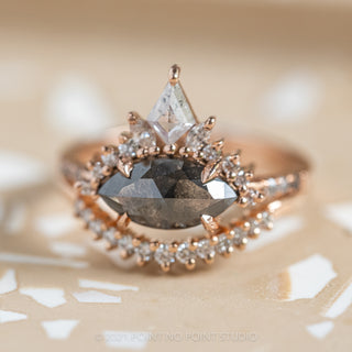 Black Marquise Diamond Ring