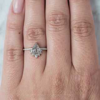 salt and pepper engagement ring