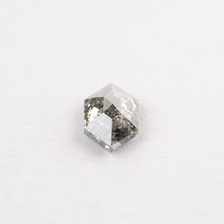 .79 Carat Salt and Pepper Hexagon Rose Cut Diamond
