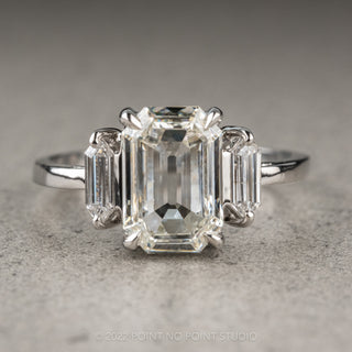 Custom Clear Diamond Zoe Engagement Ring