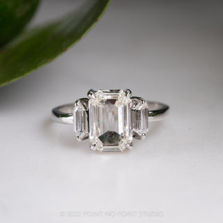 Custom Clear Diamond Zoe Engagement Ring