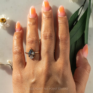 Custom Ombre Wren Engagement Ring