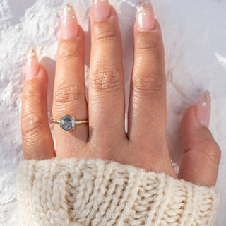 salt and pepper diamond ring